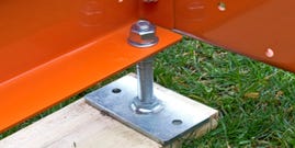 LX25 Sawmill Bed Leveling Feet